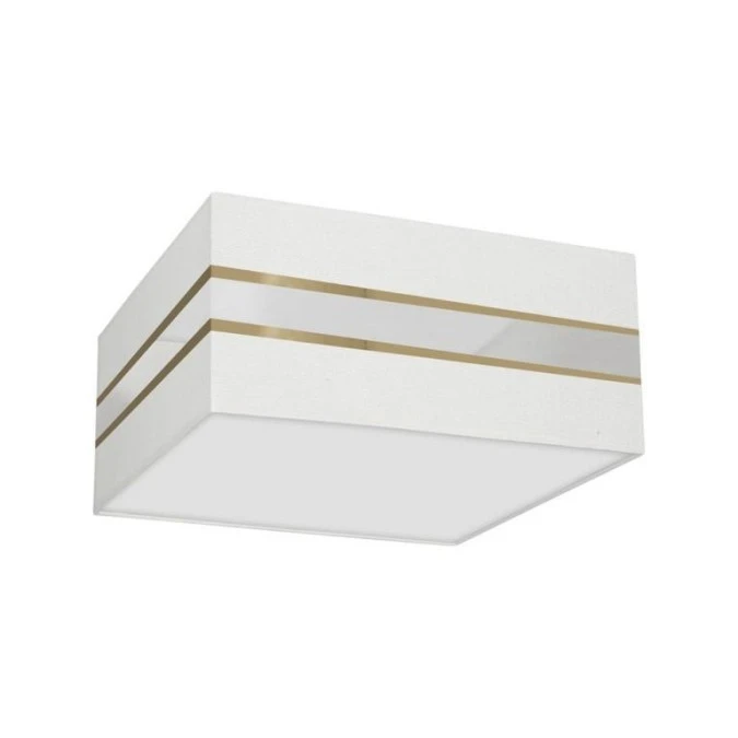 Lampa sufitowa Kwadrat ULTIMO WHITE 2xE27 40cm MLP7347 Milagro - obrazek 1