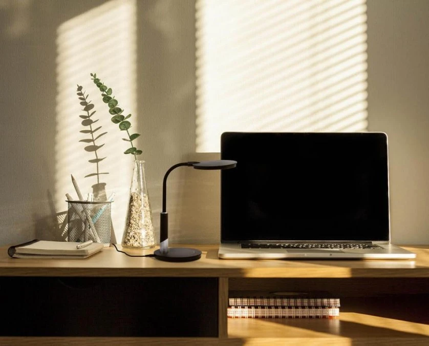 Lampka biurkowa czarna, solidna z serii DINO K‑BL1237 CZARNY Kaja Lighting - obrazek 2