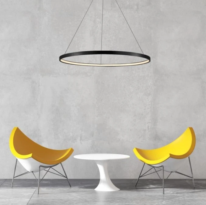 Lampa wisząca RING LP‑909/1P 4S BK Light Prestige - obrazek 3