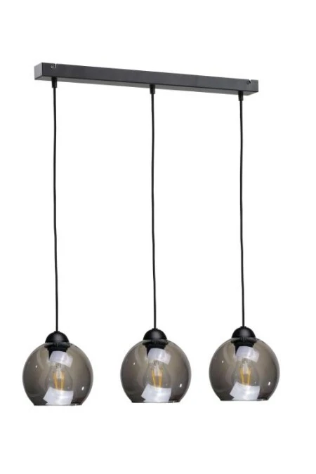 Lampa wisząca nowoczesna 3xE27 YUNO BLACK - obrazek 1