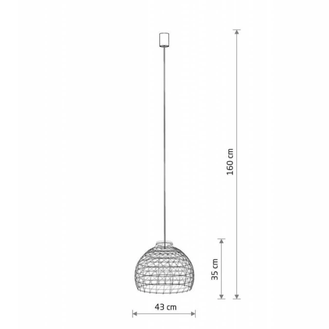 Lampa wisząca BOHO M Naturalne drewno 11151 Nowodvorski - obrazek 2