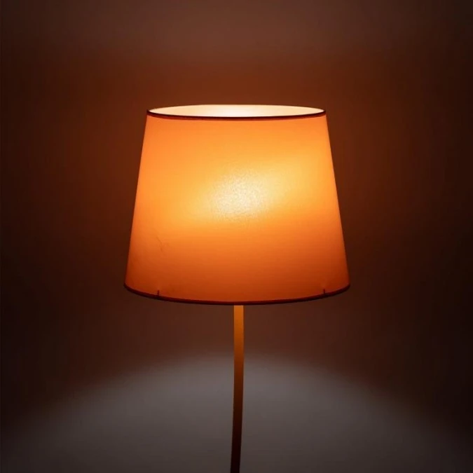 Lampa podłogowa 150cm NICOLA E27 z pomarańczowym abażurem 6644 TK Lighting - obrazek 3