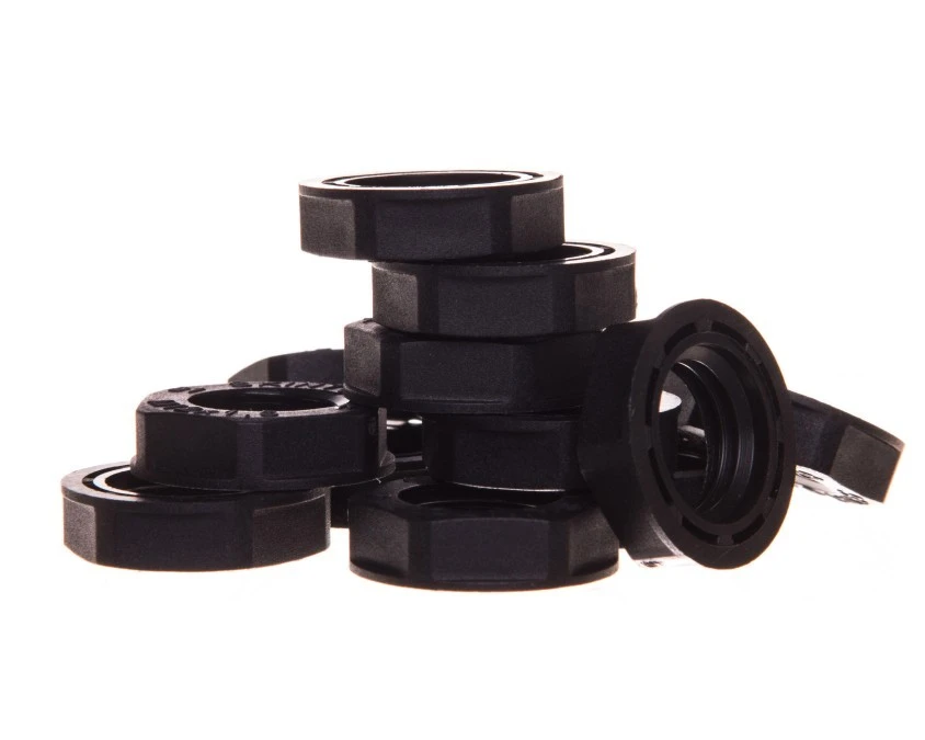 Nakrętka poliamidowa M12 SKINTOP GMP‑GL‑M 12×1,5 czarna 53119100
