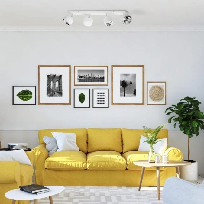 Lampa sufitowa ALTEA WHITE 4 PŁ + żarówki 6516 TK Lighting - obrazek 2