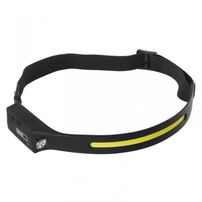 Latarka czołowa LED COB, 380 lm Li‑Pol 1200mAh ładowalna EMOS P3541 - obrazek 1
