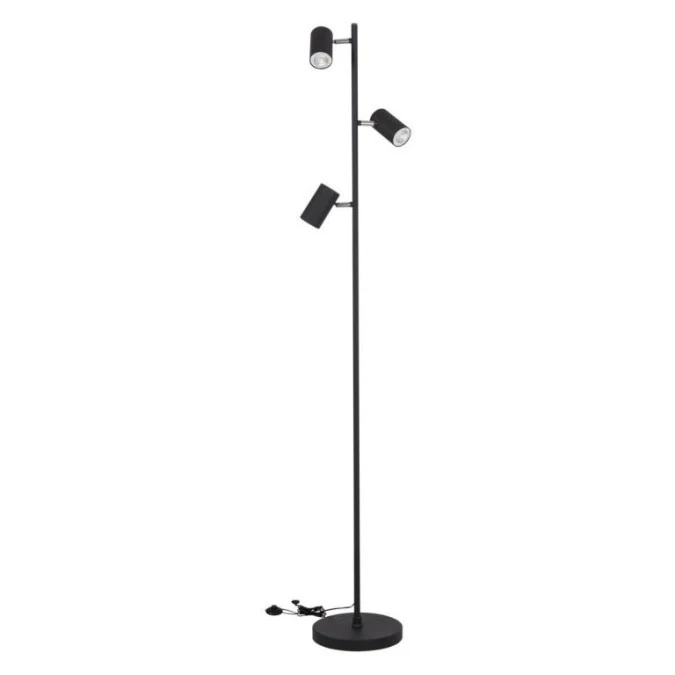 Lampa podłogowa EVALO FL 3xGU10 B‑SR 3x max 10W czarny 35788 - obrazek 1