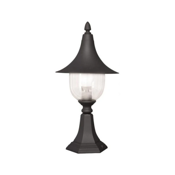 Lampa zewnętrzna Boston na E27, latarenka stojąca do oświetlenia ścieżek ogrodowych, czarna K‑8133 CZARNY Kaja Lighting - obrazek 1