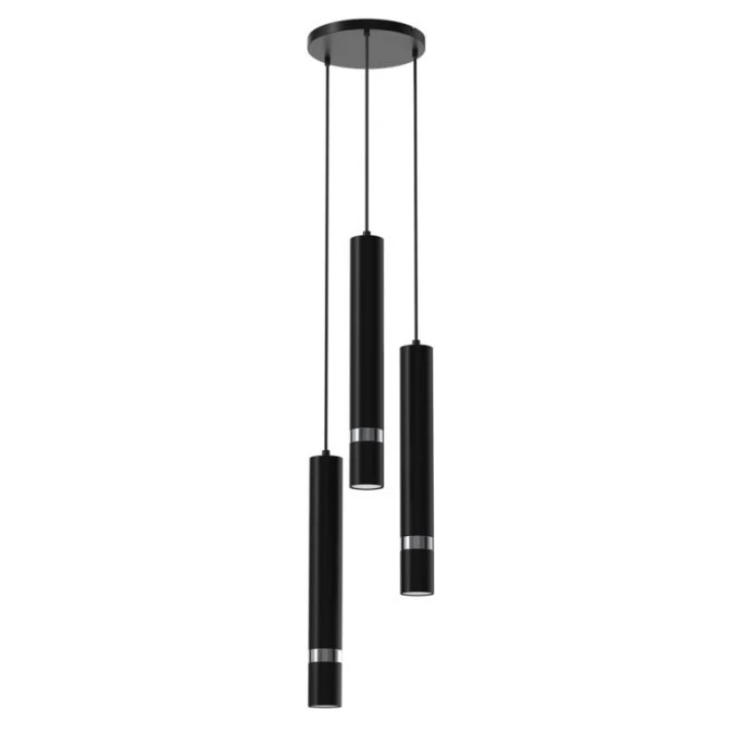 Lampa wisząca JOKER BLACK/CHROME 3xGU10 MLP8916 Milagro - obrazek 1