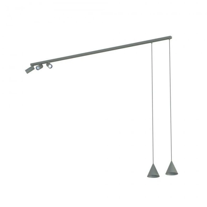 Lampa przysufitowa FOURTY 5xGU10 R50, GU10 R35 Umbra gray 11472 Nowodvorski - obrazek 1