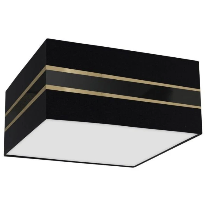 Lampa sufitowa Kwadrat ULTIMO BLACK 2xE27 40cm MLP7336 Milagro - obrazek 2