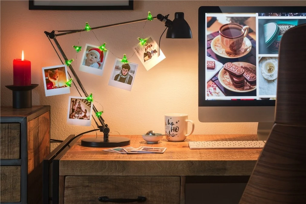 Łańcuch świetlny 10 LED z klipsami na zdjęcia Choinka 60254 - obrazek 3