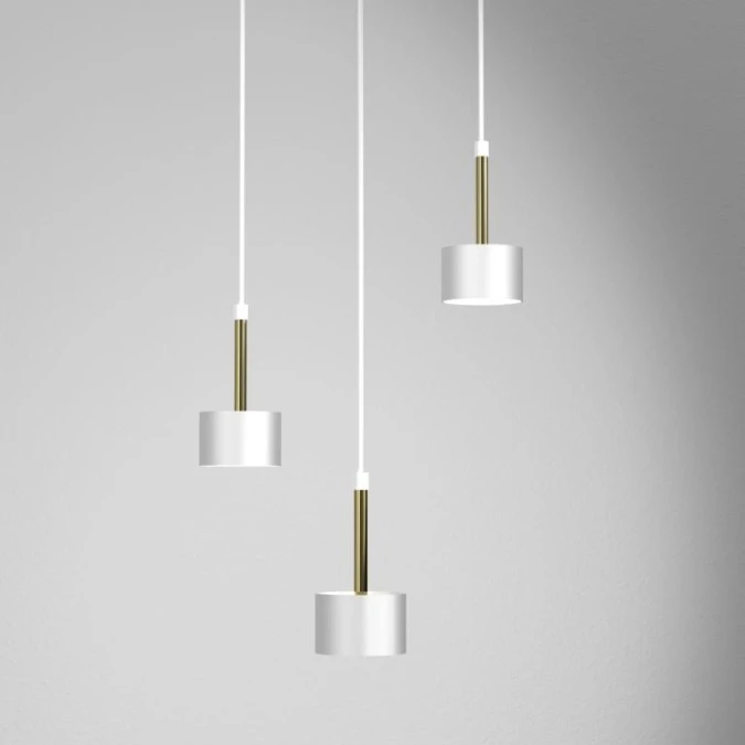 Lampa wisząca ARENA WHITE/GOLD 3xGX53 MLP7756 Milagro - obrazek 2