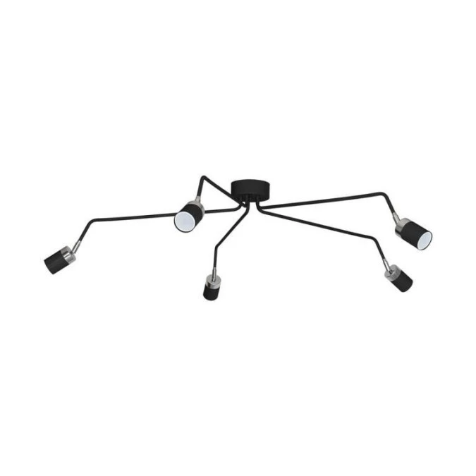 Lampa sufitowa JOKER BLACK 5xGU10 MLP1341 Milagro - obrazek 1