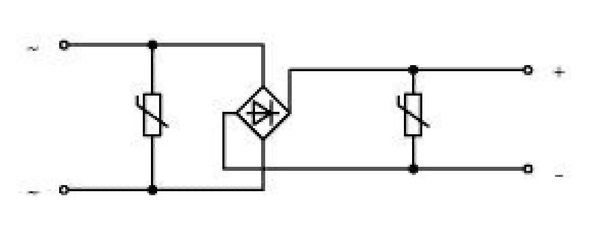 Moduł z prostownikiem 24V AC 286‑830 /1szt./ - obrazek 2