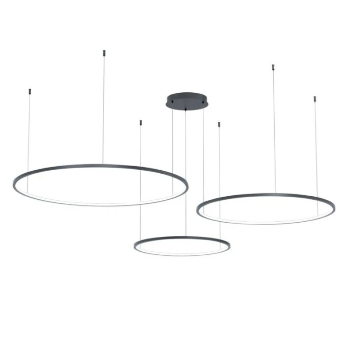 Lampa wisząca Saturno Black 100W LED ML0846 Milagro - obrazek 1