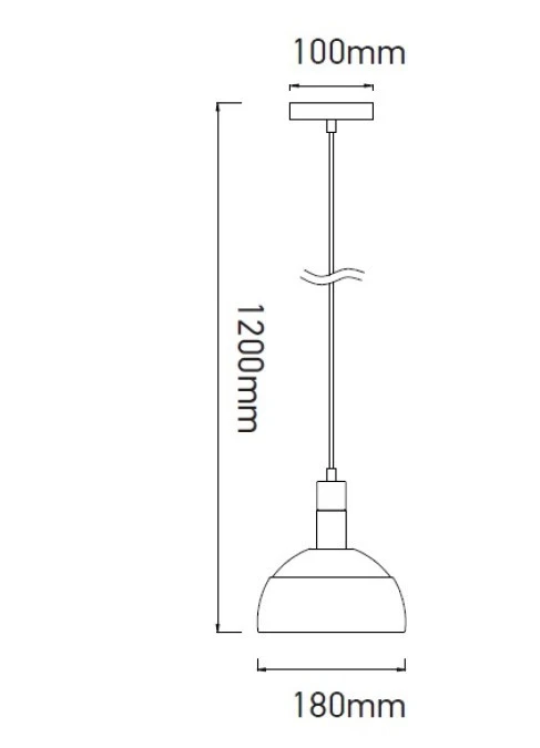 Lampa Wisząca VT‑7100 E14 Max. 60W Czarna 3921 - obrazek 2