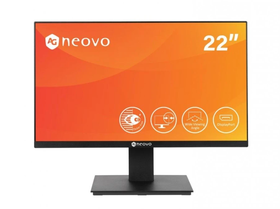 Monitor LED 22 Full HD do pracy 18/7, wejścia Displayport, HDMI, VGA LA‑2202 - obrazek 1