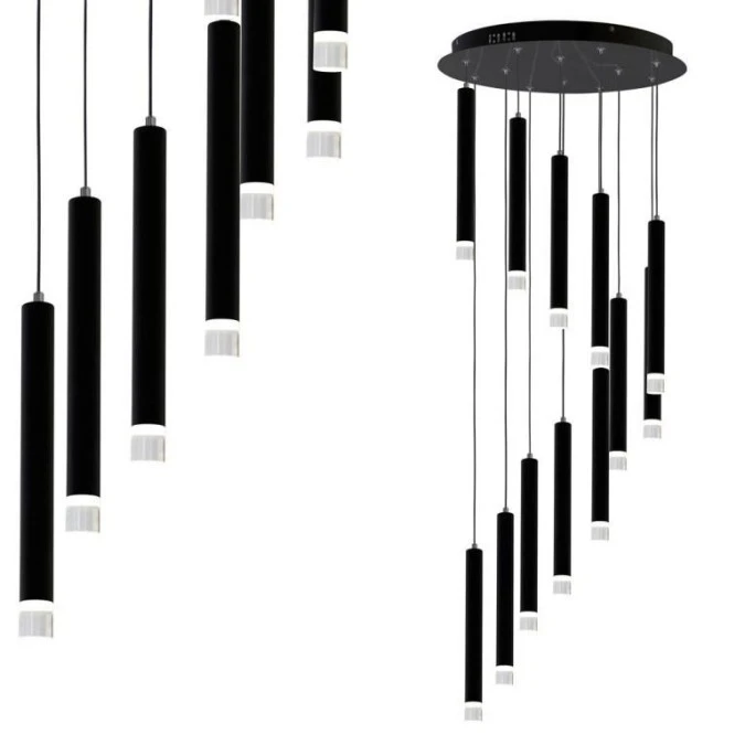 Lampa wisząca CARBON 12W LED ML6161 Milagro - obrazek 1