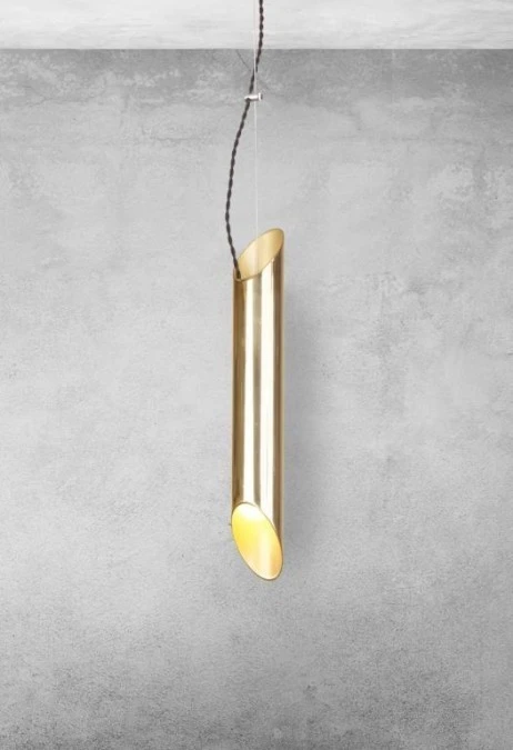Lampa wisząca w kolorze złotym LIBRA 1xE14 MILAGRO BY MACIEJ ZIEŃ - obrazek 2