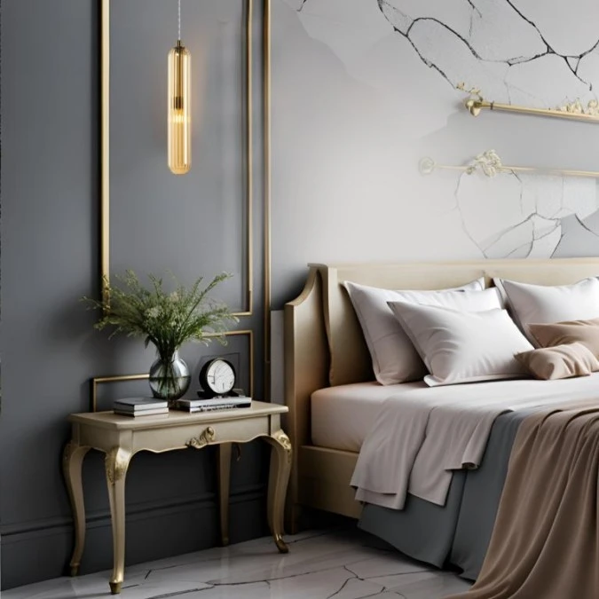 Lampa wisząca PAX GOLD 1xG9 ML0338 Milagro - obrazek 3