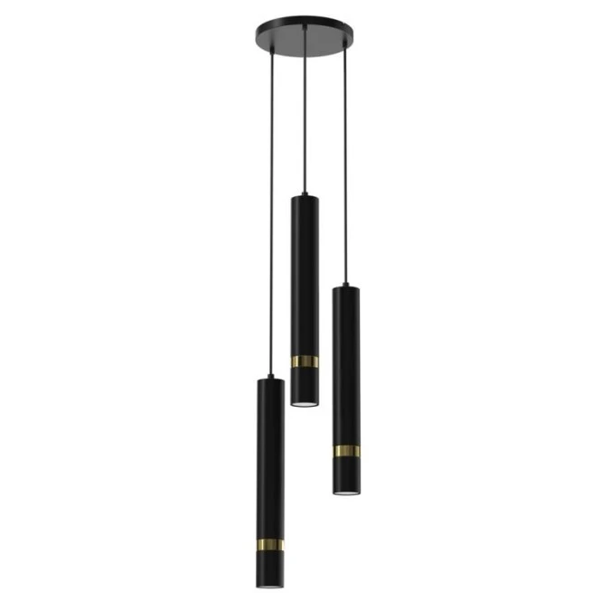 Lampa wisząca JOKER BLACK/GOLD 3xGU10 MLP8918 Milagro - obrazek 1