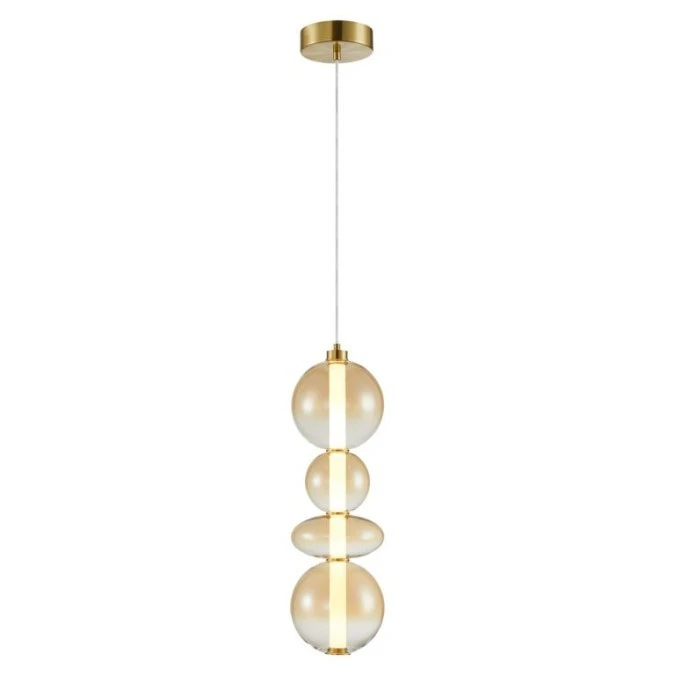 Lampa wisząca DAPHNE AMBER 36W ML0346 Milagro - obrazek 1
