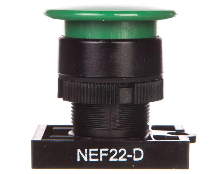 Napęd grzybkowy 22mm zielony NEF22‑D W0‑N‑NEF22‑D Z - obrazek 1