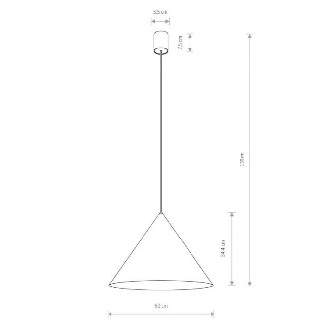 Lampa wisząca ZENITH L umbra blue IP20 11484 Nowodvorski - obrazek 2