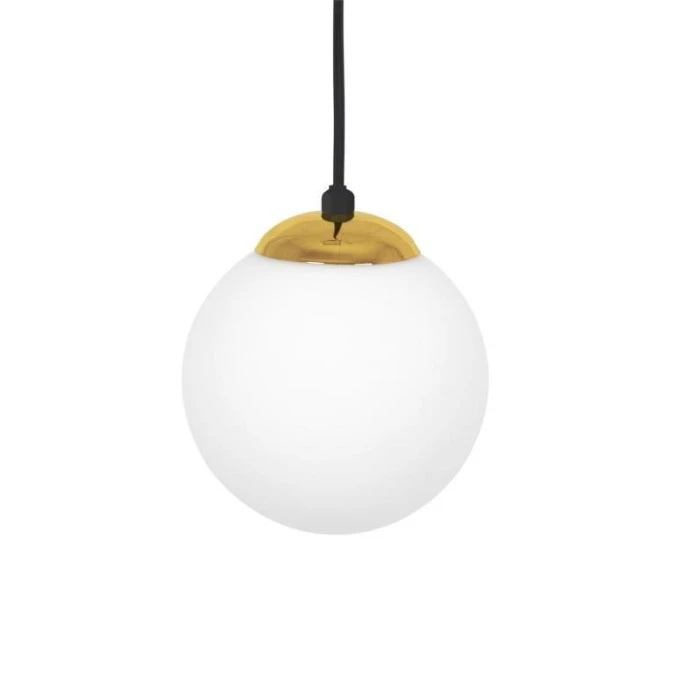 Lampa wisząca ISLA, szklany mleczny klosz kula Ø14 cm K‑4910 Kaja Lighting - obrazek 3