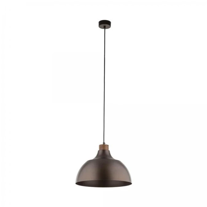 Lampa wisząca CAP BROWN w stylu rustykalnym, stalowy brązowy klosz z gwintem E27 6926 TK Lighting - obrazek 1