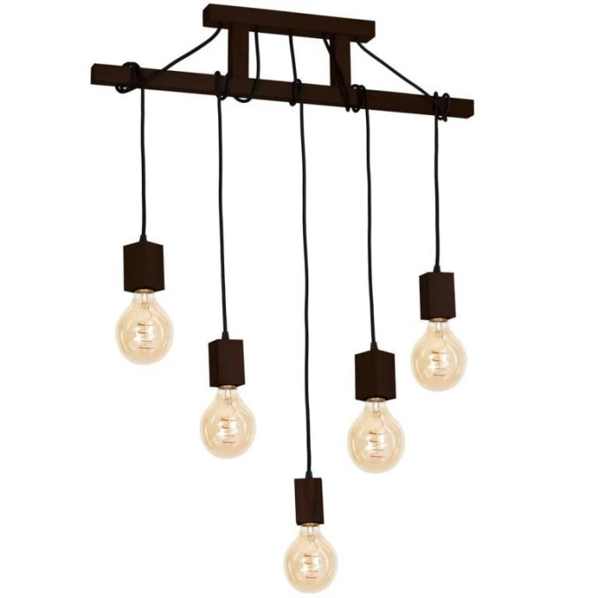 Lampa Wisząca JACK 5xE27 Orzech MLP4361 Milagro - obrazek 3
