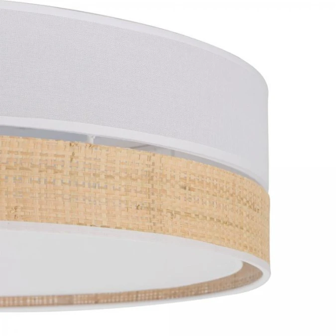 Lampa sufitowa plafon styl boho 45cm średnicy PAGLIA NEW WHITE 4xE27 4764 TK Lighting - obrazek 2