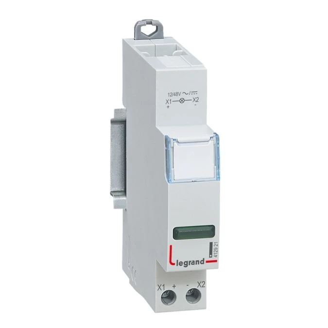 Lampka modułowa 1‑fazowa zielona LED 12/48V AC/DC L423 412921 - obrazek 1