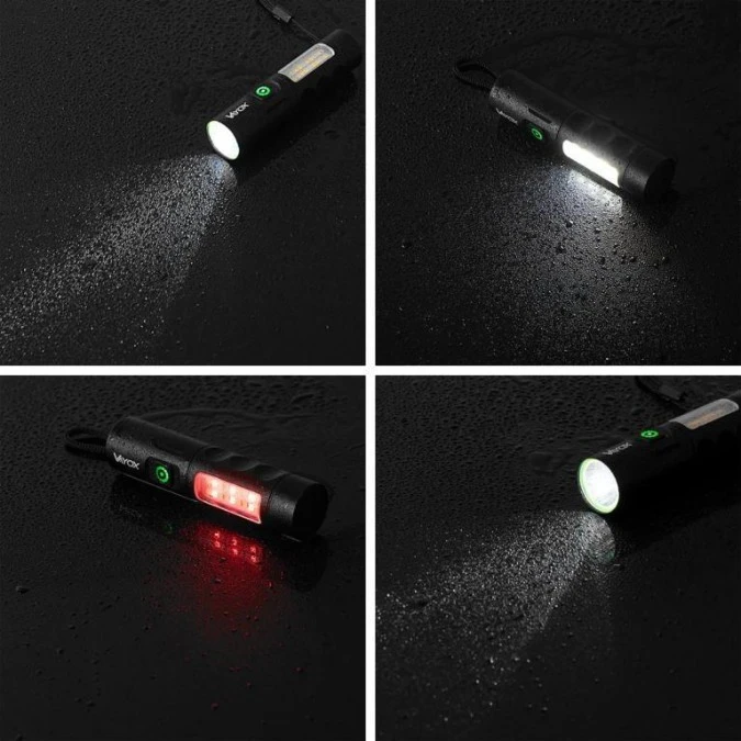 Latarka akumulatorowa 250lm 5W LED + SMD VA0184 VAYOX - obrazek 2