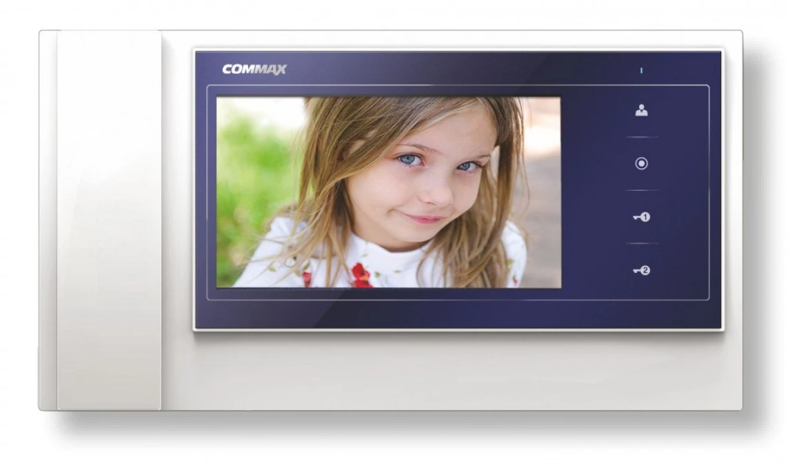 Monitor wideodomofonowy kolorowy LCD 7 cali Blue Crystal niebieski z interkomem CDV‑70KR3 blue - obrazek 1