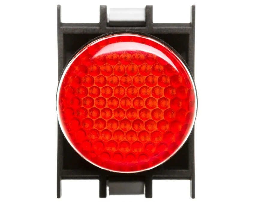 Lampka sygnalizacyjna B z LED, 100‑230V AC, czerwona T0‑B0K0XK - obrazek 1