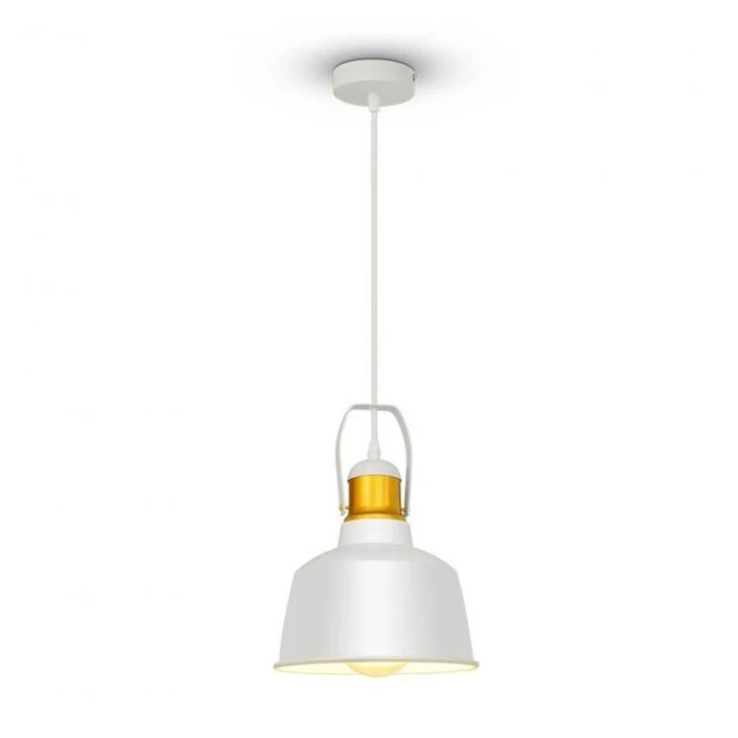 Lampa Wisząca VT‑7422 E27 Aluminium Biały 3729 - obrazek 2
