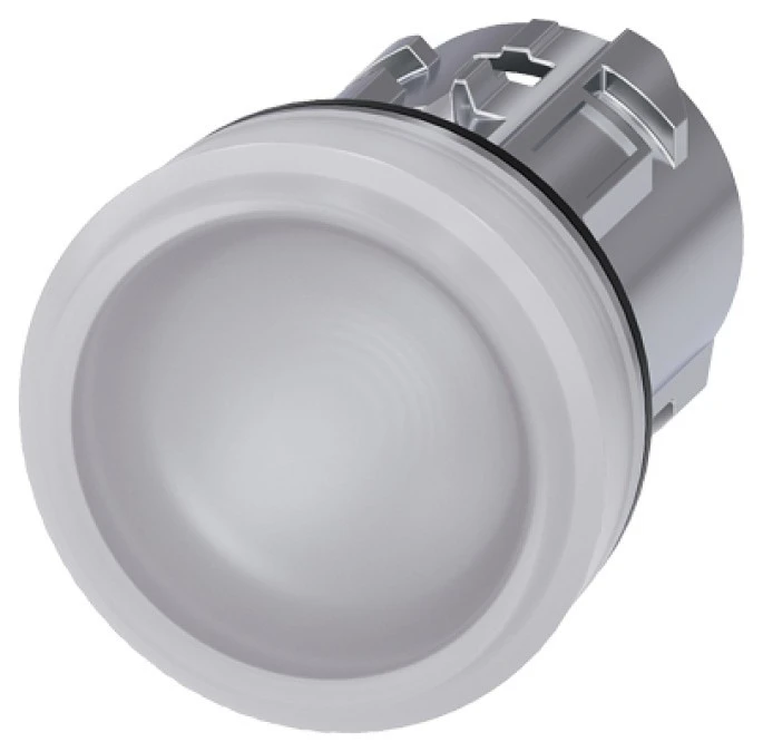 Lampka sygnalizacyjna biała 22mm metal SIRIUS ACT 3SU1051‑6AA60‑0AA0 - obrazek 1