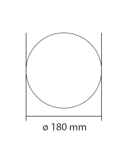 Lampa Ścienna LED VT‑743 9W 4000K 660lm IP65 Okrągła Biała 7527 - obrazek 3