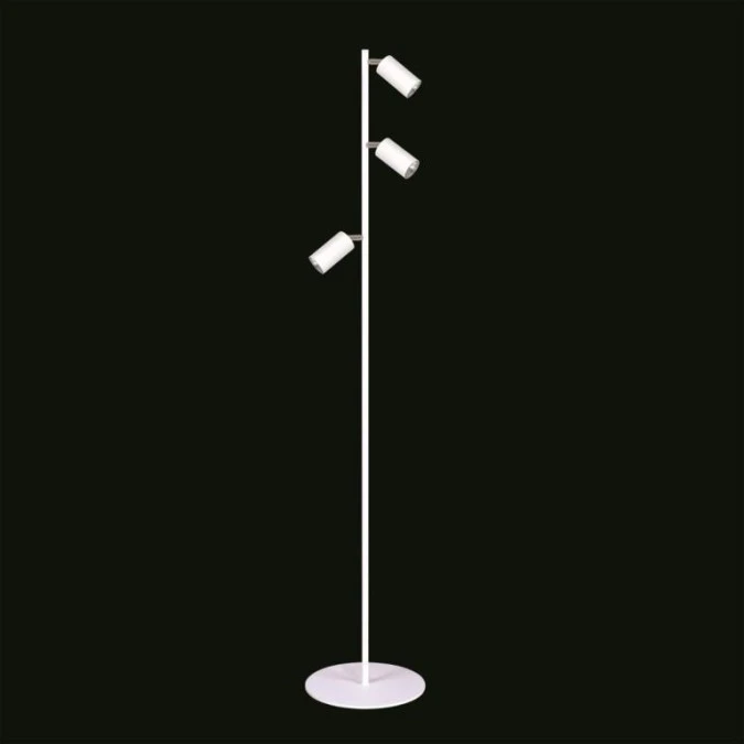 Lampa podłogowa biała z regulowanym kątem świecenia z serii KAYLA K‑4419 Kaja Lighting