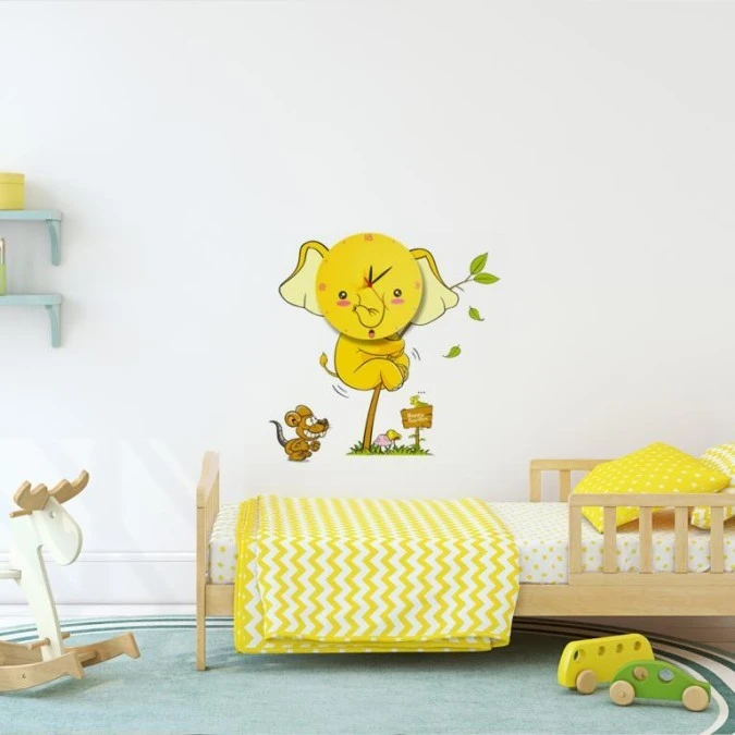 Lampka dziecięca ELEPHANT LED CLOCK 0,6W LED ML147 Milagro - obrazek 2