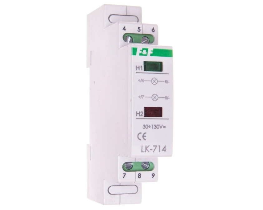 Lampka modułowa 1‑fazowa dwustanowa 30‑130V AC/DC LK‑714‑30‑130V - obrazek 1