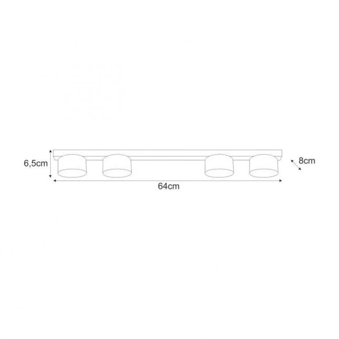 Lampa sufitowa K‑5532 z serii CRUZ Kaja Lighting - obrazek 2