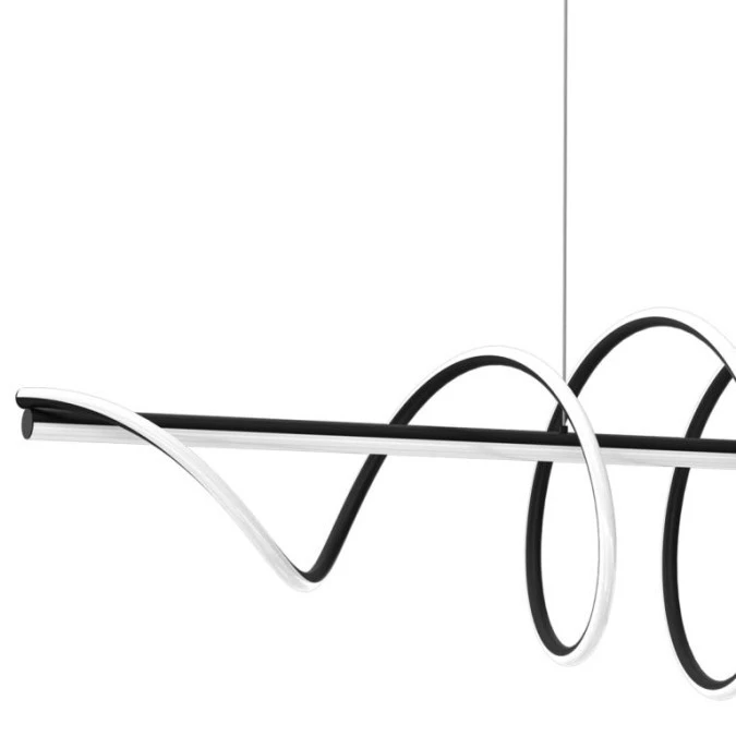 Lampa wisząca TWIST BLACK 90W LED ML8608 Milagro - obrazek 2