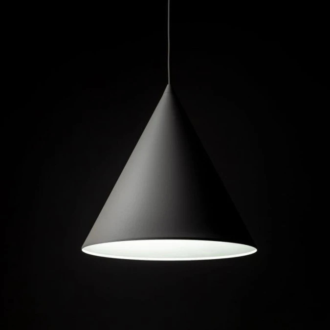 Lampa wisząca o średnicy 32cm CONO E27 beżowy klosz‑stożek 10056 TK Lighting - obrazek 2