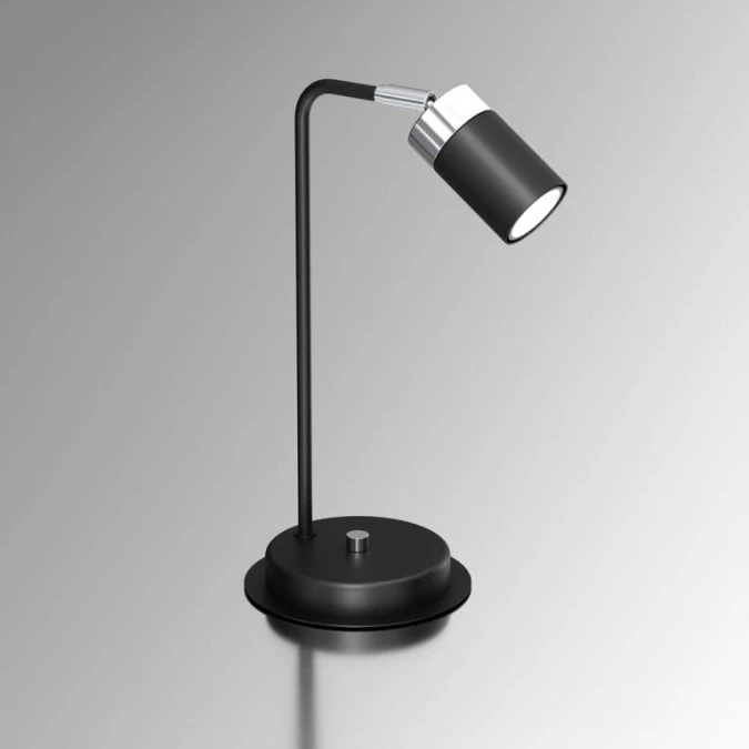 Lampka nocna JOKER BLACK/CHROME 1xGU10 MLP7749 Milagro - obrazek 2
