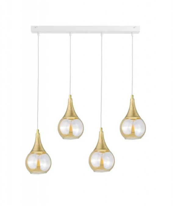 Lampa wisząca 4xE27 LACRIMA WHITE - obrazek 1