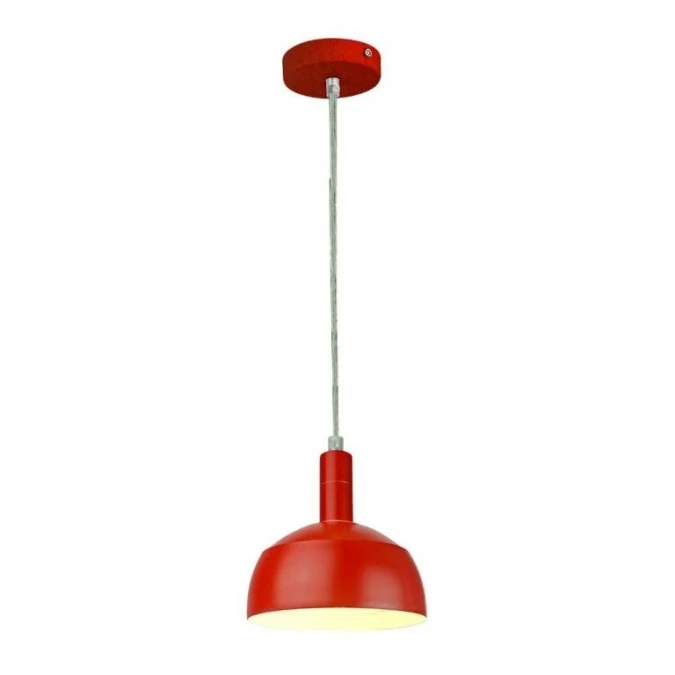 Lampa Wisząca VT‑7100 E14 Max. 60W Czerwona 3924 - obrazek 1