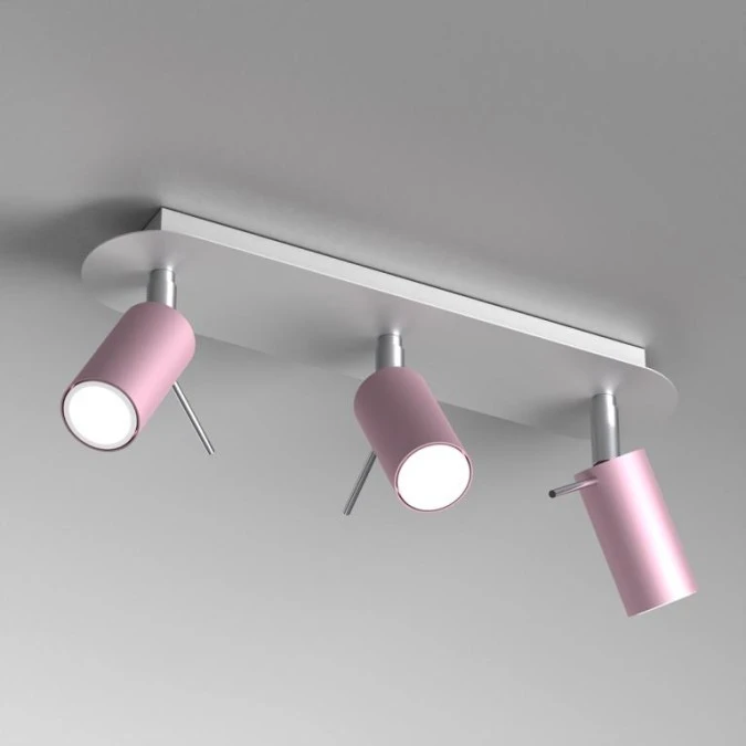 Lampa sufitowa PRESTON PINK/WHITE 3x mini GU10 MLP7628 Milagro - obrazek 2