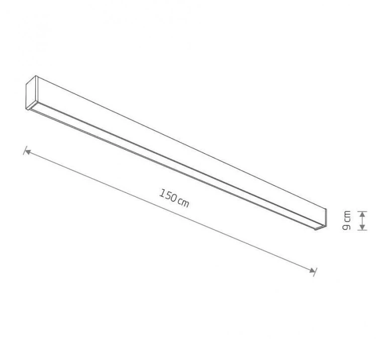 Lampa sufitowa plafon zewnętrzny OUTLINE LED L IP44 LED 50W 3000K 11362 Nowodvorski - obrazek 2